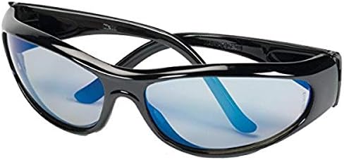 Trabalhos de segurança 10087604 óculos de segurança de estilo essencial, espelho azul claro