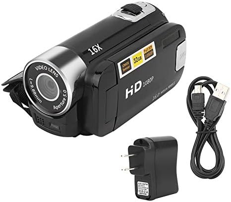 Câmera de vídeo Câmerada, gravador de câmera digital Full HD 1080p 16MP com 270 polegadas de 270