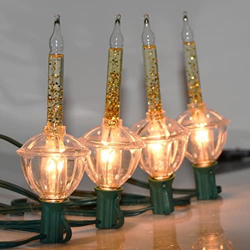 Luzes de bolha de 4 pacote de bolhas de substituição, lâmpadas tradicionais de luzes de bolha