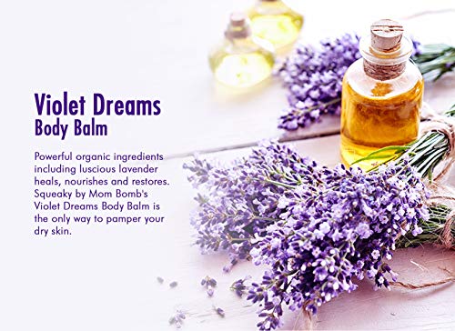 Violet Dreams Balm Balm - Ingredientes orgânicos poderosos, incluindo cura de lavanda deliciosa,