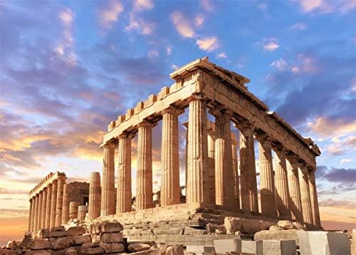 BELECO 10X6.5FT TABORT ANTIGO GREGOMAGEM GREEK FOTOGRAFIA PARTHENON Temple em Acrópole em Atenas
