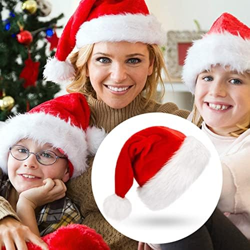 Hemotone Santa Hat Hat Festa de Natal Árvore de Natal Top Decoração fofa Hat Ano Novo Presente