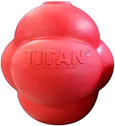 Titan Bounce Bounce, Treat Treat Dispensing Dispensing Toy com salto imprevisível, grande | Fabricado