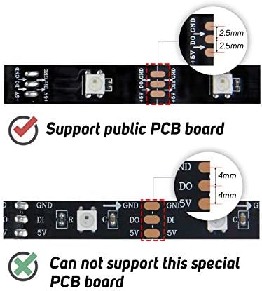 BTF Lighting 10pcs 3pin 10mm de largura de largura com 15 cm de comprimento do conector DIY sem soldas
