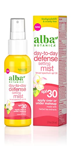 Alba Botanica Day-a-Day Defense SPF 30 Setting Mist, 2 oz