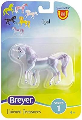 Breyer Unicorn Treasures 1:32 Modelo de escala Cavalo | Opala