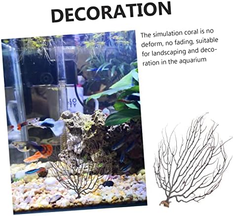 IPETBOOM 1PC Decoração de árvores marinhas Oceanos ornamentos verdes Artificiales para aquário decoração