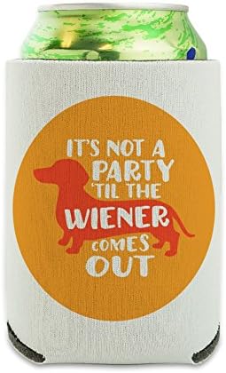Não é uma festa até que você sai do Dachshund Dog Funny Lanher - Drink Hanve Hanve Hugger Isolador