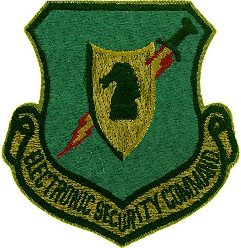 Comando de Segurança Eletrônica da Força Aérea dos Estados Unidos Patch bordado, com adesivo