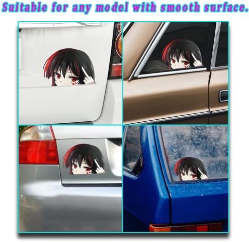 Omakemi para Akame Anime Peeker Car Decalques de carro Caravana Campervan adesivos de pára -brisa à prova d'água