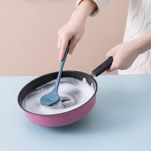 Limpeza de escova de limpeza eficiente de lavagem de prato flexível de mão longa para a panela