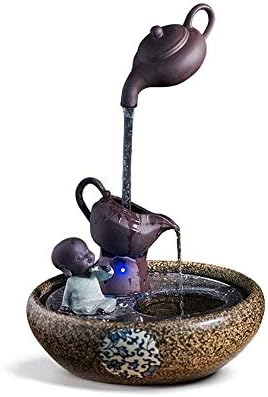 Wpyyi Creme Cerâmica Mini Ornamentos de Desktop de Água Plantas de Hidroponia Plantas de Flores