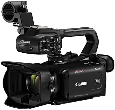Canon XA65 Pro Corder de câmera 1/2,3 ”4K UHD CMOS Sensor, 20x Zoom óptico, zoom digital 800x,