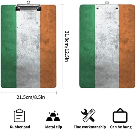 Padrão de bandeira irlandesa YKKLIMA quadro de transferência de acrílico com metal placa de clipe padrão