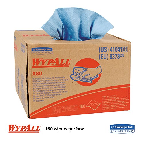 Wypall X80 Blue Wiper 160 folhas por caixa