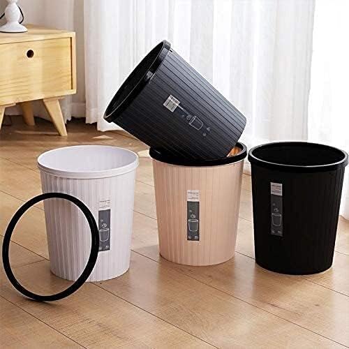 Lixo de lixo de lixo de lixo wxxgy pode latas de lixo listrado sem cobertura para cozinhas de banheiro