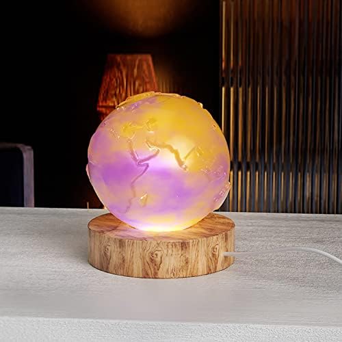 Fufuyo 3D Moldes de terra para velas que produzem ornamentos de mesa em forma de globo moldes