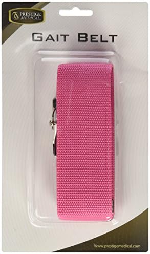 Cinturão de transferência de marcha de nylon de prestígio com fivela de metal, rosa quente