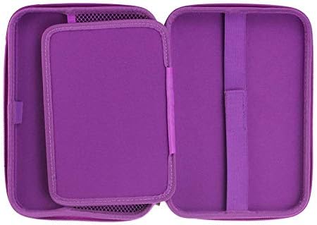 Navitech Purple Hard Protective Case Cobertible com o diário seguro VTech Pink Secret Safe