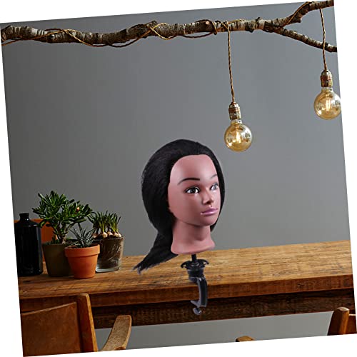 Fomiyes 2 conjuntos Sornejando Modelo de Cabeça Cabeça Mannequin Hair Doll Mannequin Cabeça com