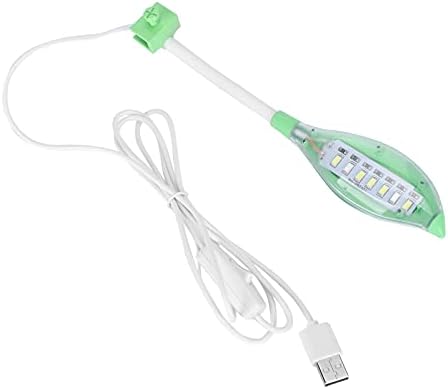 GFRGFH Profissional USB LED Aquarium Light Fish Iluminação Clipe -On Acessório de lâmpada fácil de