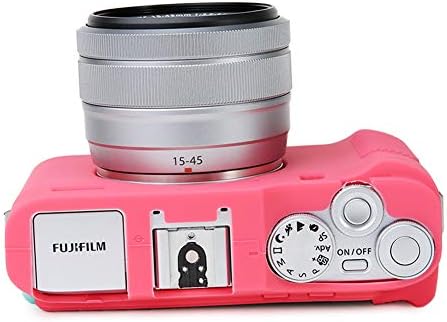 Case Fuji X-A7, Caso de Silicone Kinokoo compatível com Fuji X-A7 Tampa Proteção Fujifilm Xa7 Case