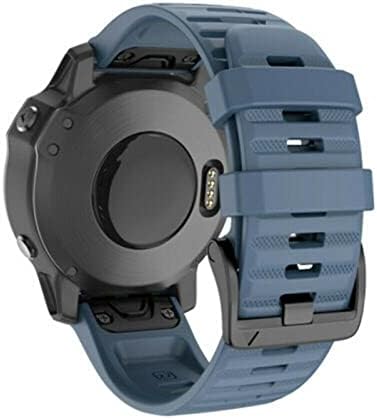 HKTS 26 20 22mm Silicone Retwan Watch Band Strap for Garmin Fenix ​​7x 6x Watch EasyFit Strap Strap