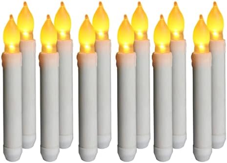 Candlestick 12pcs LED Velas Luzes de velas sem chamas Luzes de velas elétricas