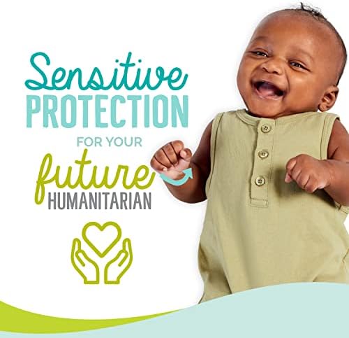 Fraldas de bebê de sétima geração Tamanho 1 Proteção sensível livre e tamanho claro 1, 80 contagem