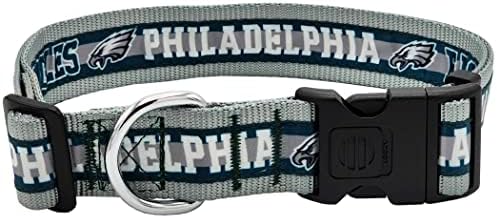 NFL Pet Collar Philadelphia Eagles Dog Collar, X-Large Football Team Collar for Dogs & Cats.