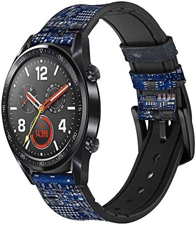 CA0041 Circuito Circuito de couro Smart Watch Band Strap for Wristwatch Smartwatch Smart Watch Tamanho