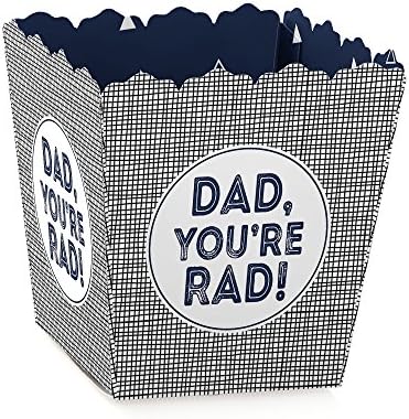 Big Dot of Happiness, meu pai é Rad - Party Mini Favor Caixas - Partido do Dia dos Pais Caixas de Candy - Conjunto