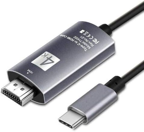 Cabo de ondas de caixa compatível com a TAB LENOVO M10 - Cabo SmartDisplay - USB tipo C para HDMI,