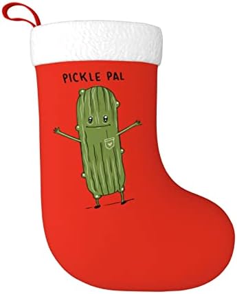 Yoigng Pickle Pal Christmas Stocking Xmas meias clássicas lareira de decoração de férias