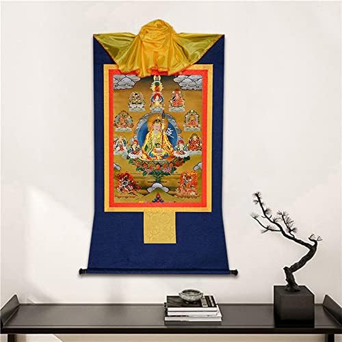 Gandhanra Tibetan Thangka Art, oito formas de Padmasambhava, Guru Rinpoche, Lotus nascido, Padmakara,