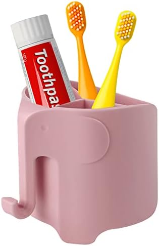 Ryanlemon Elephant Toothbrush Solder para crianças, escova de dentes elétrica e porta -dentes para