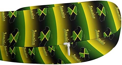 Cascata de Jamaica Flags Passagem de viagem Cabeça e suporte de pescoço Memória de almofada FOAM FOAM FOLHO DE CAPELA PROFRILHO PARA DORMAÇÃO