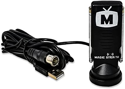Magic Stick TV Ms -Mini -Mini Multi -Directional TV Antena ajustável - Antena interna omnidirecional para TV
