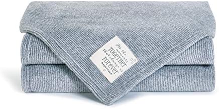 Demdaco momentos juntos mudam os EUA cinza macio 120 x 60 lã de tecido de família cobertor
