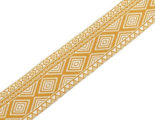 IBA IndianBeautifullart Orange Aztec Geométrico Impresso Ribbon Groda