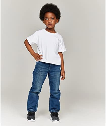 WEESSTEP Toddler/Little Kid Boys meninas meninas leves leves e respiráveis ​​tira ajustável renda elástica Running Sneaker Shoe