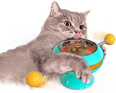 Toys de gato interativo Toy de gato brinquedo giroscado em forma de gato brinquedo de gato de gato brinquedo de