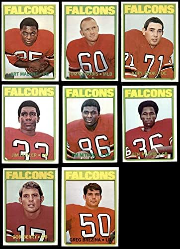 1972 Topps Atlanta Falcons Team Set Atlanta Falcons ex Falcons