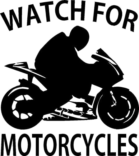 Cuidado com o adesivo de motocicletas para o carro de vinil da janela de vinil da janela do carrocerte