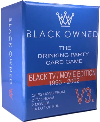 V3 de propriedade preta | Partido para adultos bebendo o jogo de cartas de curiosidades negras
