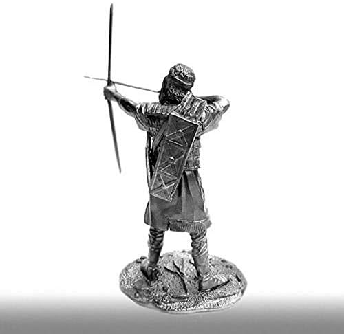 Egito Arqueiro na Batalha de Megiddo 1457 Ano BC 1/32 Escala de lata Não pintada Figura antiga Mundial Miniatura