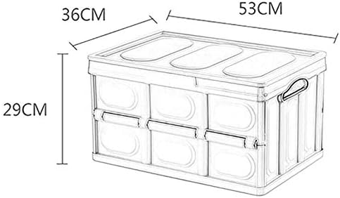 Bins de armazenamento WSZJJ Conjunto, cubo de caixa de armazenamento dobrável com tampas e lida