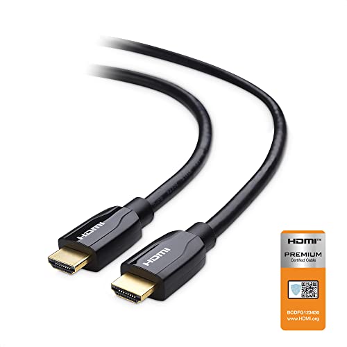 [Certificado premium] Cable Matters HDMI para Cabo HDMI 10 pés com suporte de HDR em 4K em preto