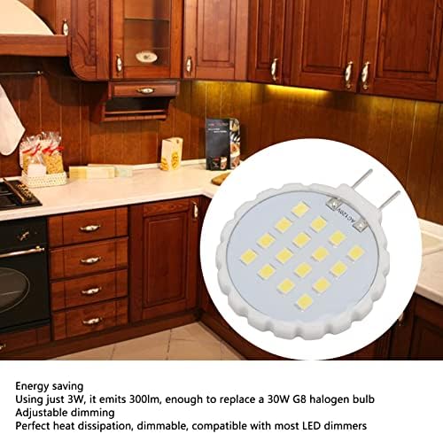 Lâmpada de lâmpada G8, g8 bi pino lâmpada 2pcs cerâmica economizando dissipação de calor para lâmpadas pendentes