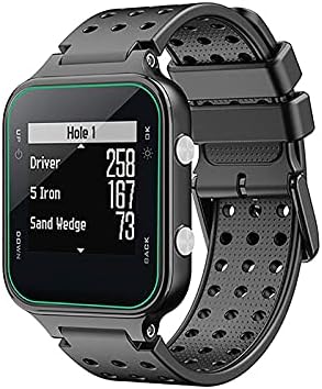 Black Watch Band for Garmin Approach S20/ S5/ S6, Silicone Soft Personalize a pulseira de reposição
